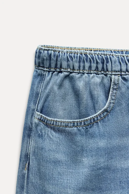 JEANS TRF RELAXED PIJAMERO TIRO MEDIO