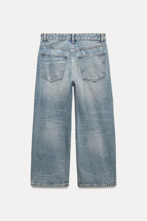 JEANS TRF RELAXED TIRO MEDIO