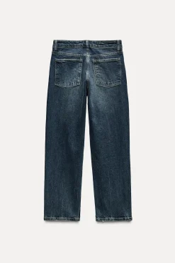JEANS TRF SLIM CROPPED FLARE TIRO MEDIO
