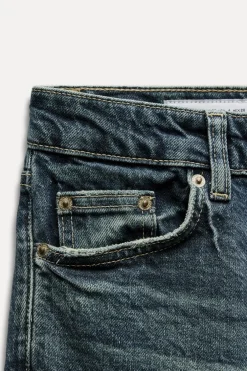 JEANS TRF SLIM CROPPED FLARE TIRO MEDIO
