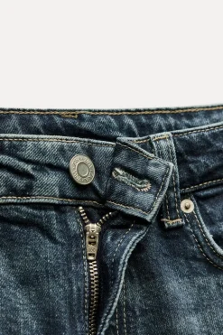JEANS TRF SLIM CROPPED FLARE TIRO MEDIO