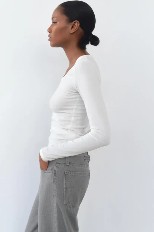 JEANS TRF WIDE LEG TIRO ALTO TRABILLA