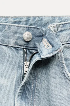 JEANS TRF WIDE LEG TIRO ALTO