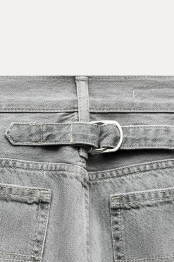 JEANS TRF WIDE LEG TIRO ALTO TRABILLA