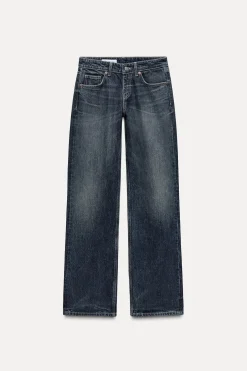 JEANS TRF WIDE LEG TIRO BAJO