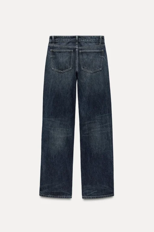 JEANS TRF WIDE LEG TIRO BAJO