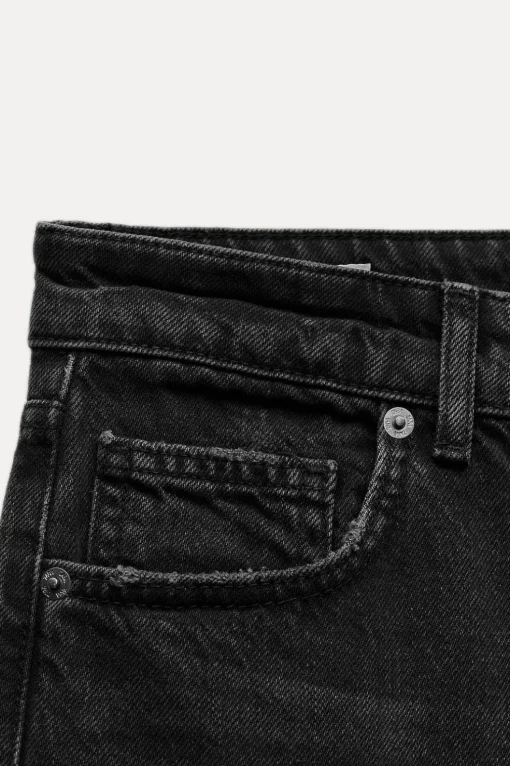 JEANS TRF WIDE LEG TIRO MEDIO