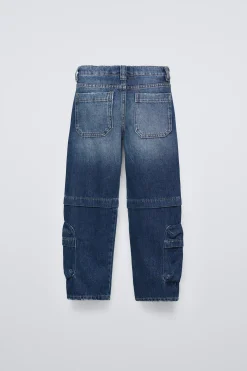 JEANS WIDE FIT MULTICARGO