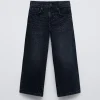 JEANS WIDE LEG STRASS