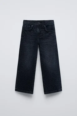 JEANS WIDE LEG STRASS