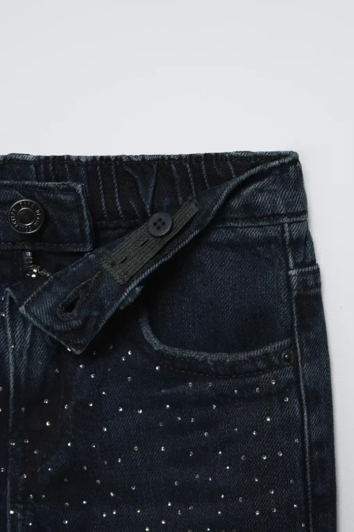 JEANS WIDE LEG STRASS