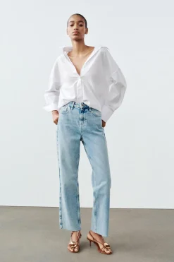 JEANS Z1975 RECTOS TIRO ALTO