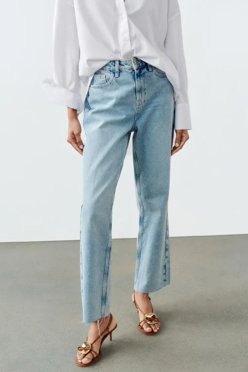 JEANS Z1975 RECTOS TIRO ALTO