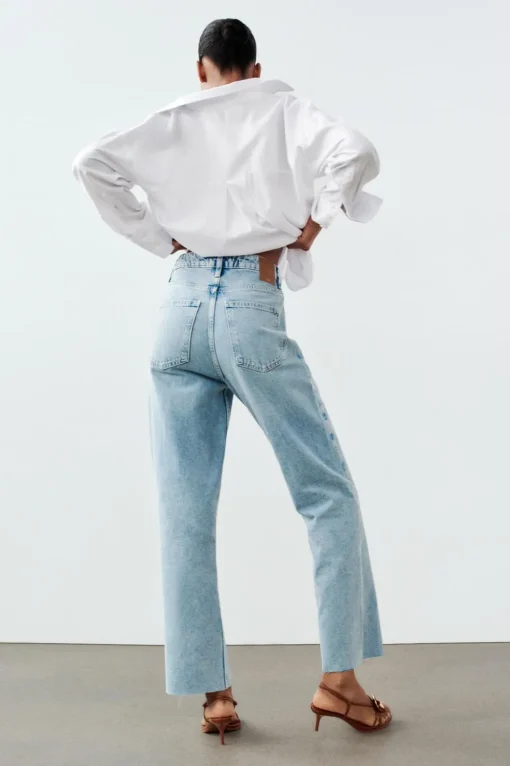 JEANS Z1975 RECTOS TIRO ALTO