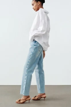 JEANS Z1975 RECTOS TIRO ALTO