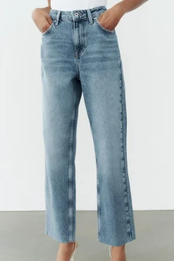 JEANS Z1975 STRAIGHT ANKLE TIRO ALTO