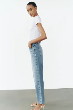 JEANS Z1975 STRAIGHT ANKLE TIRO ALTO