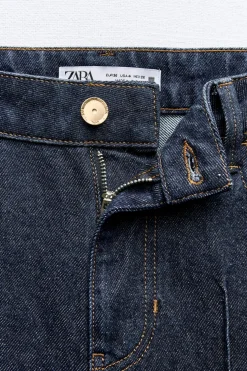 JEANS Z1975 WIDE LEG CROPPED TIRO ALTO NERVIO FRONTAL