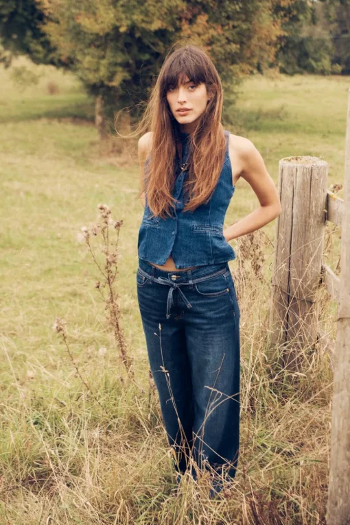 JEANS Z1975 WIDE LEG TIRO ALTO CINTURÓN