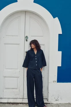 JEANS Z1975 WIDE LEG TIRO ALTO
