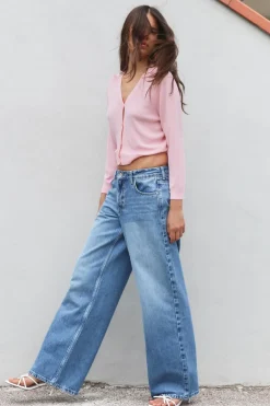 JEANS Z1975 WIDE LEG TIRO MEDIO