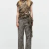 JEANS ZW COLLECTION BALLOON ESTAMPADO ANIMAL