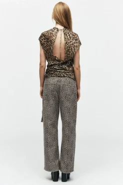 JEANS ZW COLLECTION BALLOON ESTAMPADO ANIMAL
