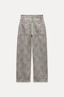 JEANS ZW COLLECTION BALLOON ESTAMPADO ANIMAL