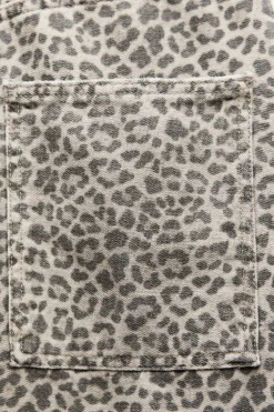 JEANS ZW COLLECTION BALLOON ESTAMPADO ANIMAL