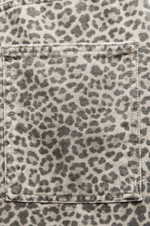 JEANS ZW COLLECTION BALLOON ESTAMPADO ANIMAL
