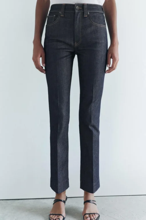 JEANS ZW COLLECTION BOOTCUT TIRO ALTO CROPPED