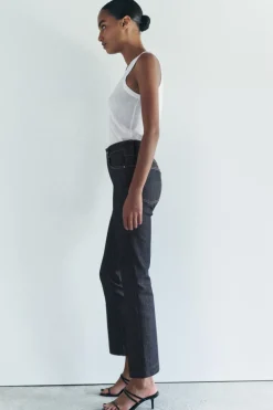 JEANS ZW COLLECTION BOOTCUT TIRO ALTO CROPPED