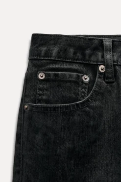 JEANS ZW COLLECTION BOOTCUT CROPPED TIRO ALTO FLOCADO