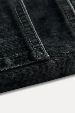 JEANS ZW COLLECTION BOOTCUT CROPPED TIRO ALTO FLOCADO