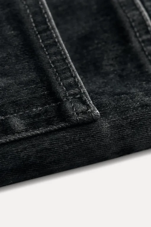 JEANS ZW COLLECTION BOOTCUT CROPPED TIRO ALTO FLOCADO