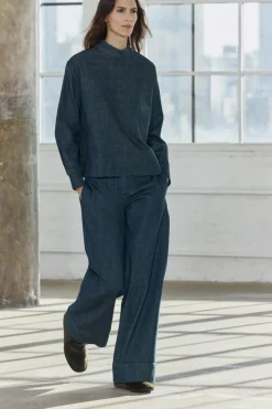 JEANS ZW COLLECTION WIDE LEG TIRO MEDIO