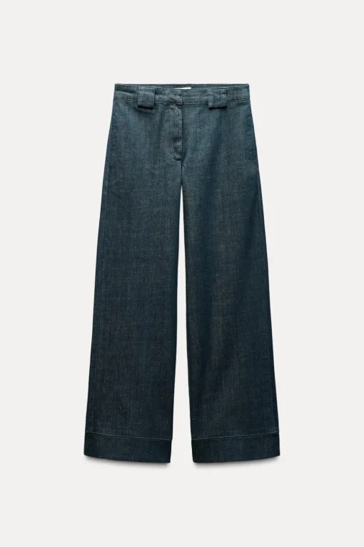 JEANS ZW COLLECTION WIDE LEG TIRO MEDIO