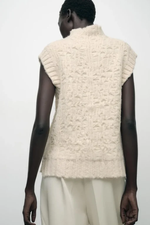 JERSEY CHALECO PUNTO ESTRUCTURA