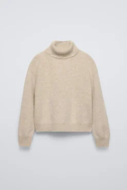JERSEY CUELLO VUELTO CON LANA Y CASHMERE