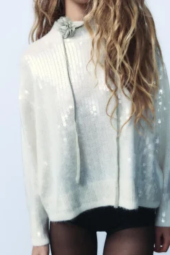 JERSEY OVERSIZE LENTEJUELAS CON ALPACA Y LANA
