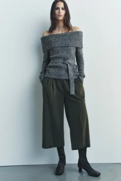 JERSEY PUNTO OFF SHOULDER CINTURÓN