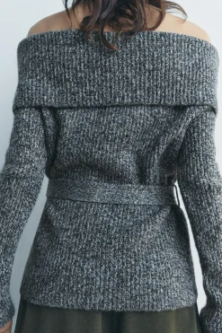 JERSEY PUNTO OFF SHOULDER CINTURÓN