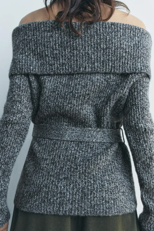 JERSEY PUNTO OFF SHOULDER CINTURÓN