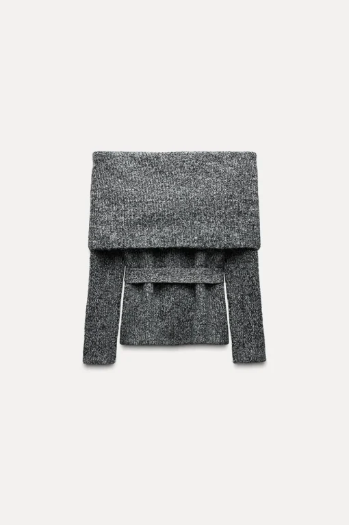 JERSEY PUNTO OFF SHOULDER CINTURÓN