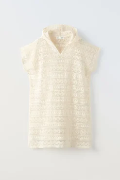 KAFTAN CAPUCHA ENCAJE