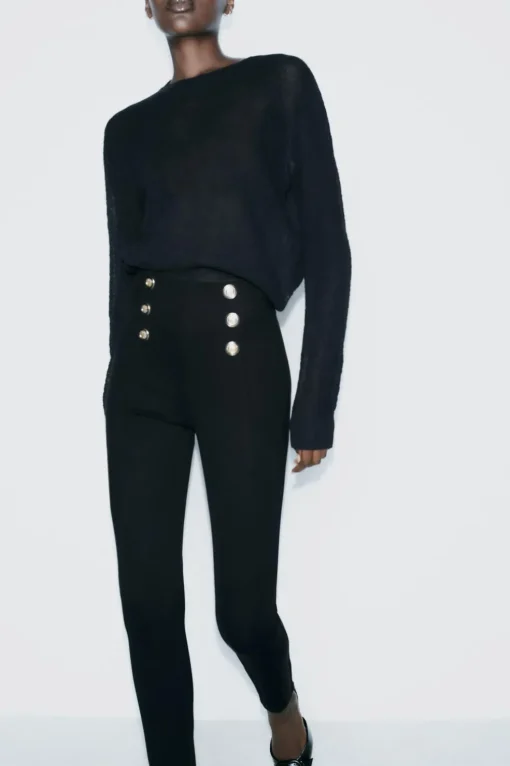 LEGGINGS BOTONES DORADOS