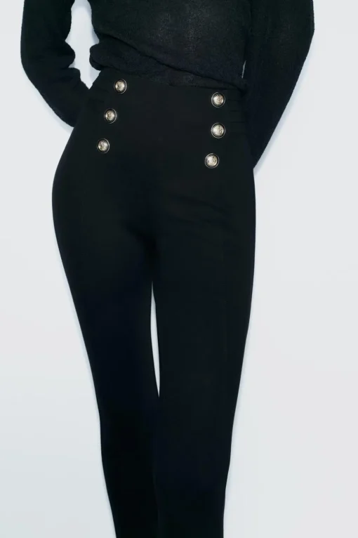 LEGGINGS BOTONES DORADOS