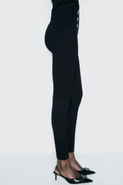 LEGGINGS BOTONES DORADOS