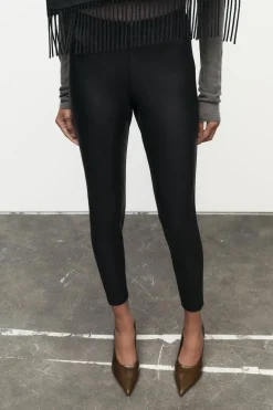 LEGGINGS ENCERADOS TIRO MEDIO