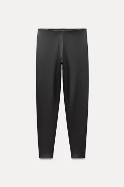 LEGGINGS ENCERADOS TIRO MEDIO